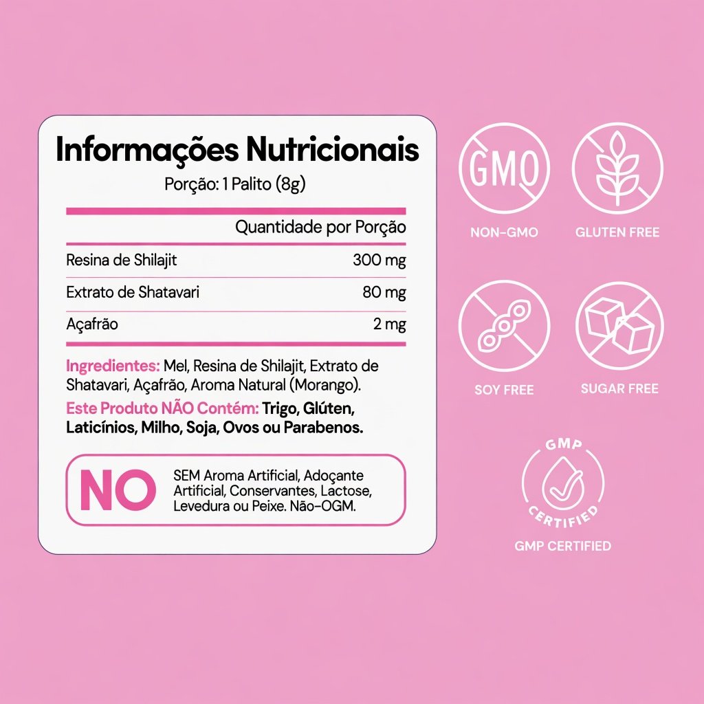 Bloomin – Informações Nutricionais